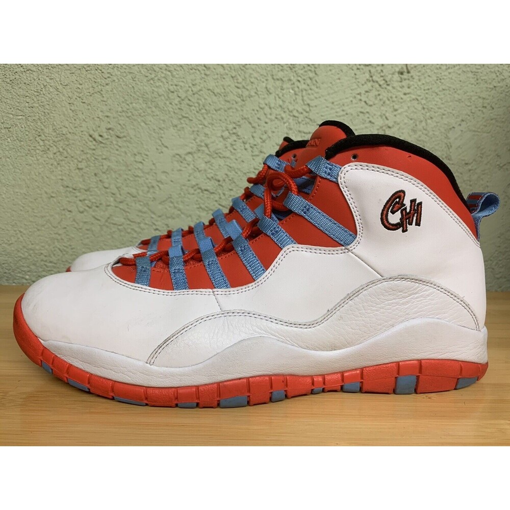 Nike Air Jordan 10 X Retro Chicago Flag Size 12.5. 310805-114 2016 - Picture 5 of 11